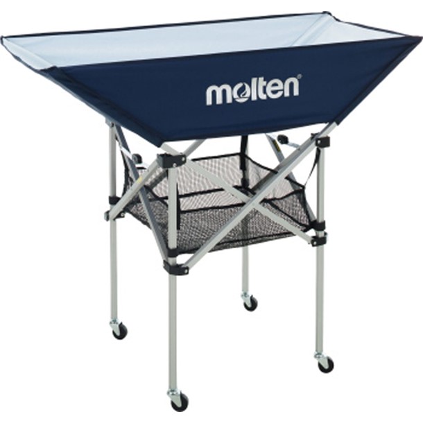 オリタタミシキヒラカタボールカゴ セイタカ 【molten】モルテン 学校機器タイイクカンビヒン (bk0033n)