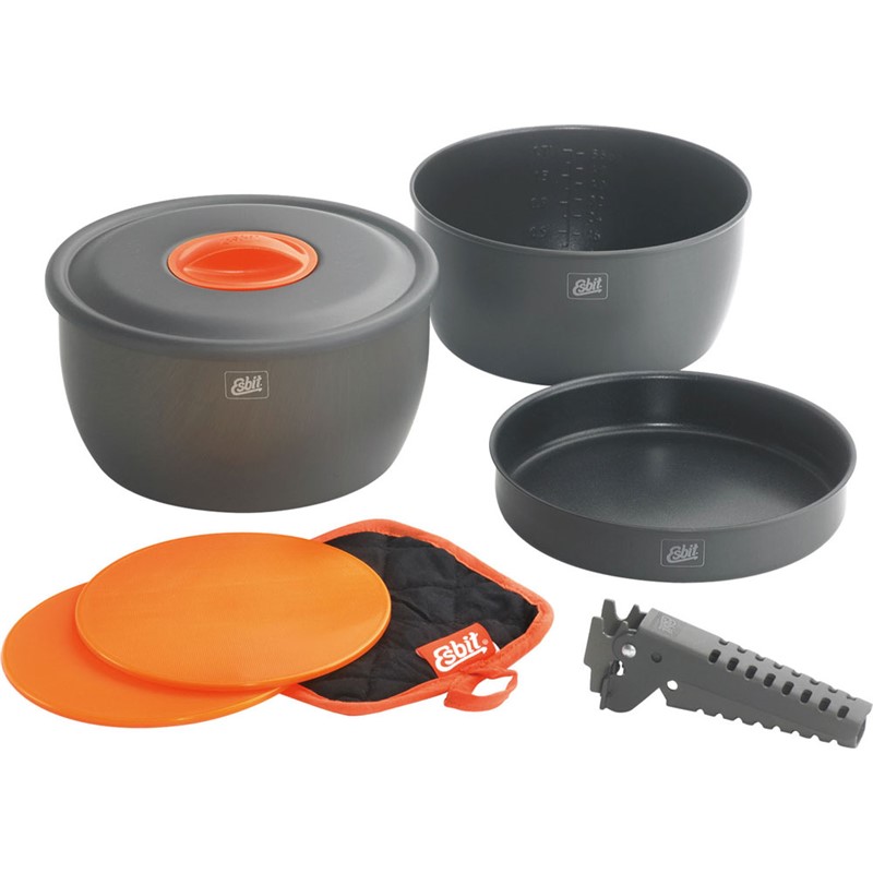 esbit(エスビット)アルミクックセットアウトドアクッカー(escw2500ns)｜ピットスポーツ　店