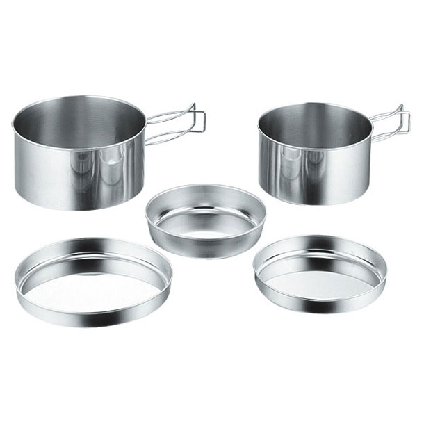キャンピング食器5点セット 箱入 【M-7520】 【captainstag】キャプテンスタッグ アウトドア食器 (M7520)