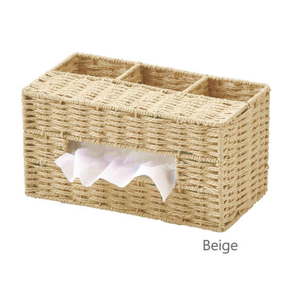 楽天市場】ペンスタンド付きティッシュケース ティッシュケース