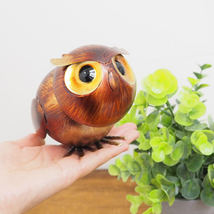 楽天市場】【即出荷】 置物 ウォールオウルツリースモールオウル 4533