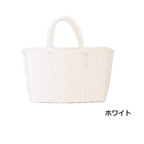 楽天市場 即出荷 ホワイト Ppショッピングバッグ かごバッグ ビニールバッグ パーチャスバッグ カゴバッグ Pp 買い物かご 買い物カゴ バスケット レジャー 海 プール ピクニック ランドリー 洗濯かご 洗える 水洗い 9472 ネコポス便不可 Pitch