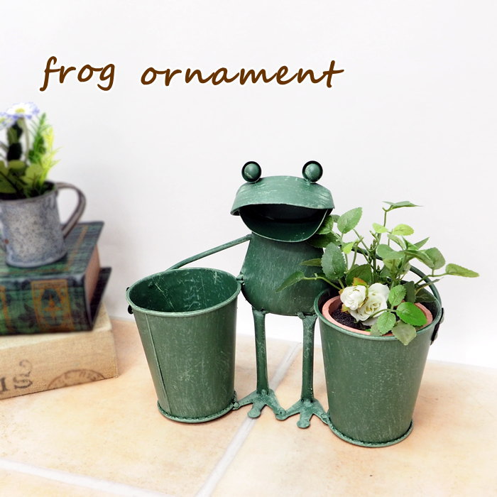 楽天市場】【あす楽】 プランター カエルプランターダブル 4716 村田屋