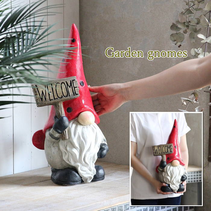 楽天市場】輸入雑貨 ノームオブジェ L 置物 小人 妖精 オーナメント