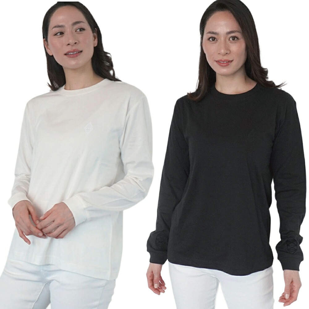 センタライズ ロングTシャツ ナチュラル/スミクロ コスモウェブ 男女兼用 ワンサイズ オーガニックコットン 無染色 市村よしなり。氏開発 【完全受注生産】