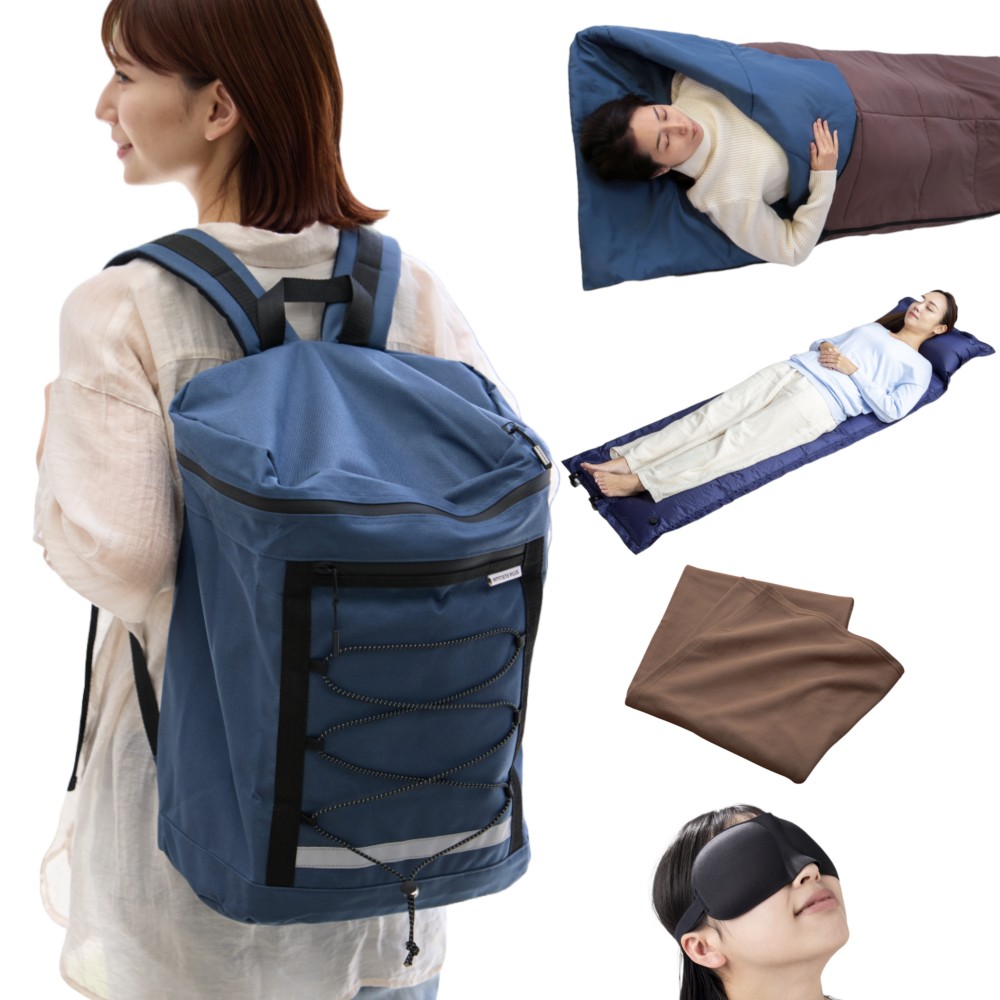 防災背嚢一時滞在5点仕掛ける MOTTETE PLUS ガマカ製作 防災グッズ