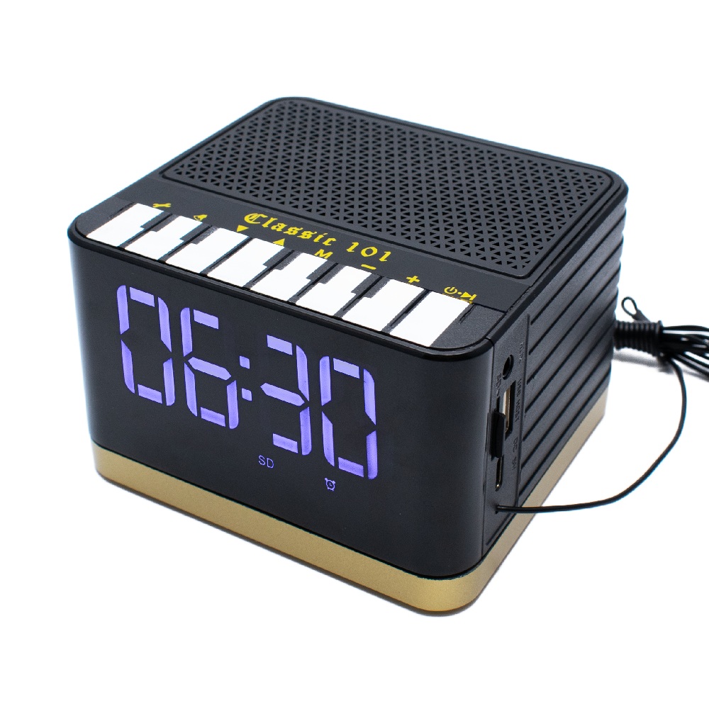 Bearmax 古典派音楽洋琴神品電気蓄音機・時辰儀 Classic 101 PAC-101 FMラジオ受信機 時辰儀 目ざまし時計 ベアマックス クマザキエイム