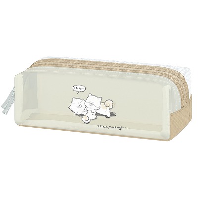 楽天市場】となりのわんこ シングルボックスペンケース いやいやわんこ