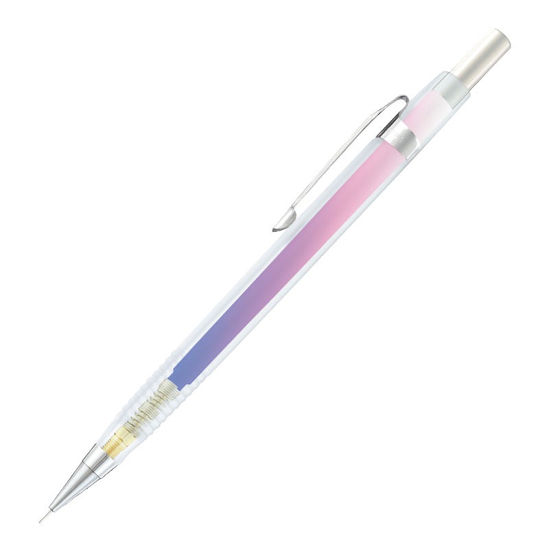 楽天市場】【送料無料】【オリジナル】三角軸0.5mmシャープ【ブルー