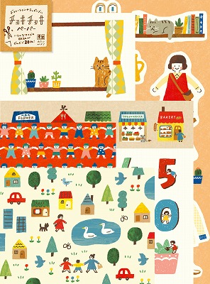 古川紙工 さん　わたしびより　チョキチョキペーパー　お菓子 楽天市場】メモ ラッピング わたしびより チョキチョキペーパー 古川