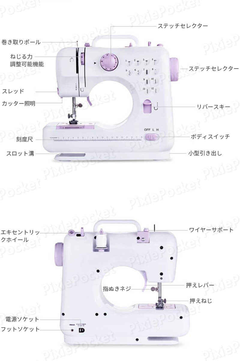 電動 ミシン 手作り 恍ける 初心者 ミシン 本体 ミシン おすすめ 電動ミシン ありのまま運転のコンパクトミシン 日本語語る玉章付き いっぱい電気容量一戸使処電動ミシン 初心者向け 操作簡単 Acアダプタと乾電池両方給電可 機能充実 簡単操作 コンパクト Silk Music Com