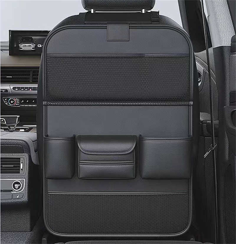 テーブル付き 車用収納ポケット 多機能 車載 シートバックポケット 後部座席収納 カーシート バックバッグ 子供連れ カー用品 家族 大容量 防水 防汚 車用品 旅行 おもちゃ 水筒 ボトル Ipad収納 キッズ 蹴り 汚れ防止 取付簡単