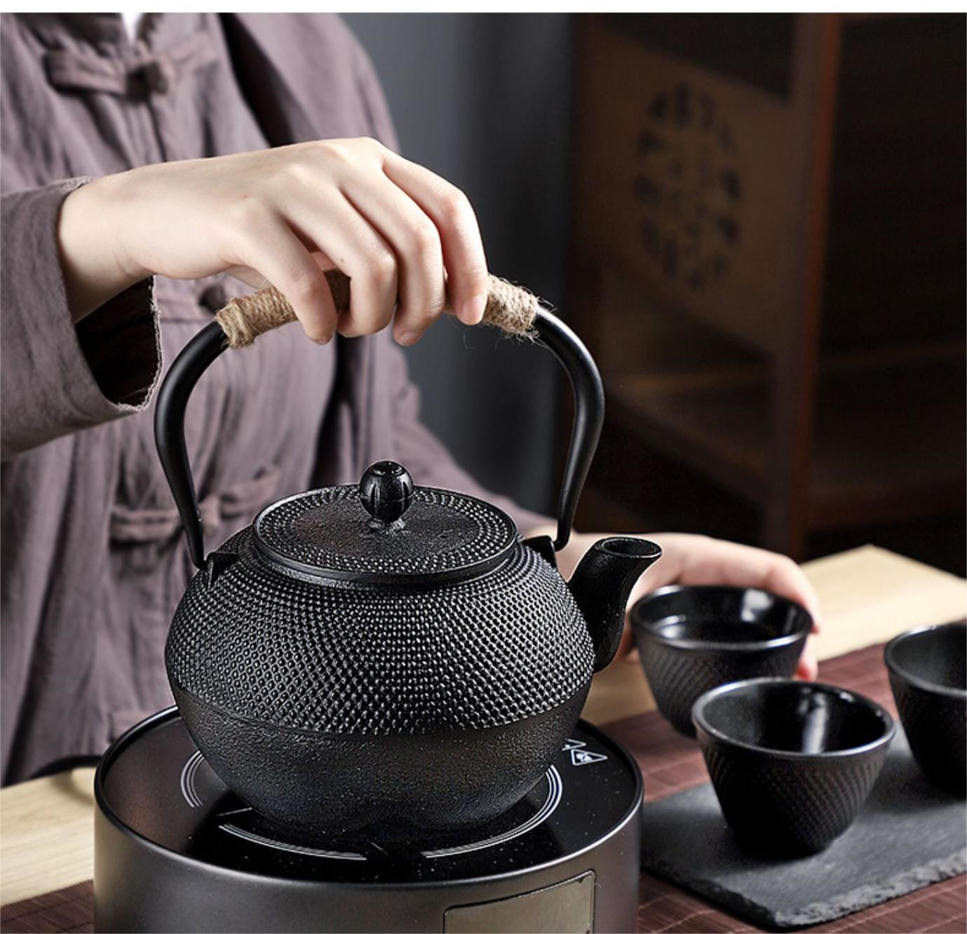 楽天市場】急須 鉄瓶 やかん 鉄びん 伝統工芸品 IH対応 ガス火