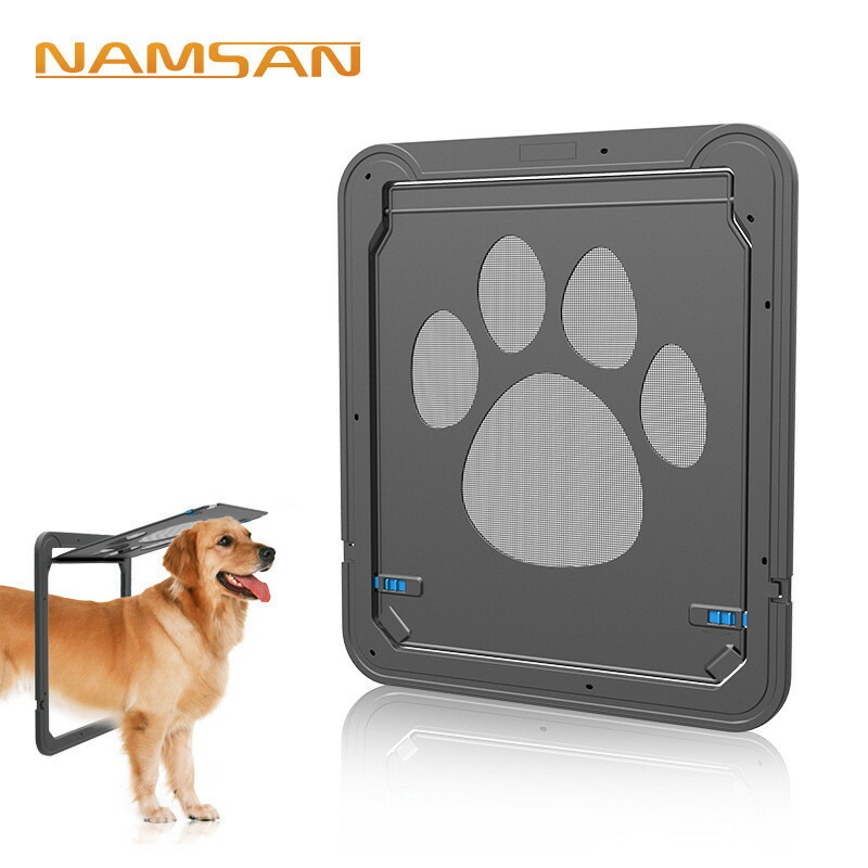 ペットドア 網戸専用 外寸 猫 出入り口 中 大型犬用 ドア 猫扉 キャットドア 室内用 取り付け簡単 網戸 室内用冷暖房対策｜PixiePocket