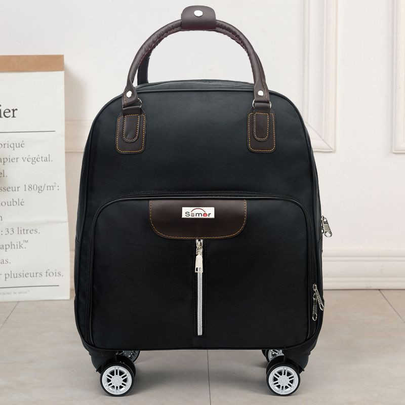 【楽天市場】トロリーバッグ 機内持込 超軽量 収納便利 小型 47L キャリーバッグ ショルダーバッグ オックスフォード布 防水 ダブル