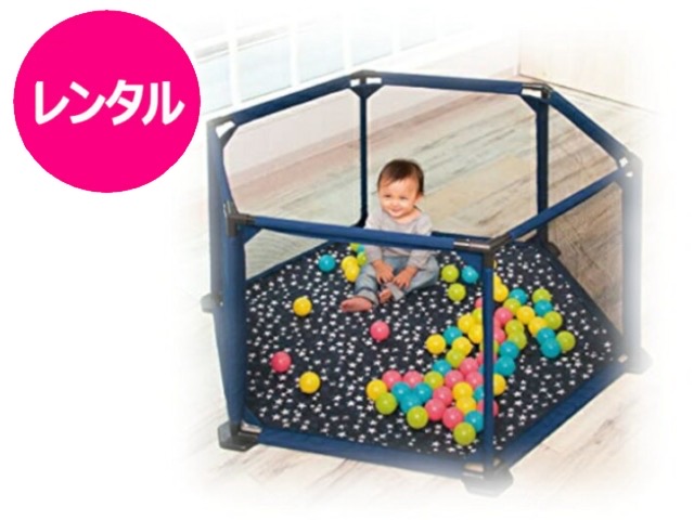 楽天市場】【レンタル】ソフトベビーサークル・スクエア S