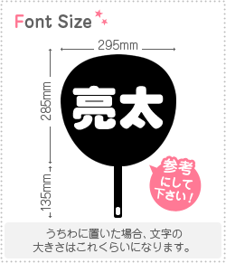 楽天市場 切り文字セット 亮太 1文字のサイズ M 1 1mm 素材 カラーボード もじパラ コンサート応援うちわ