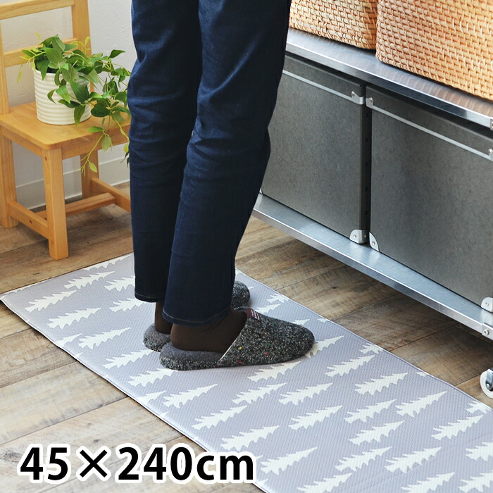 祝開店！大放出セール開催中 オカトー 拭けるキッチンマット ドット 約45×240cm キッチンマット 送料込 fucoa.cl