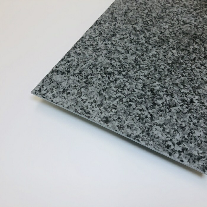【両面】SP-10 ミカゲ 黒【厚み】2ミリ 【サイズ】300ｘ450ｍｍ /450ｘ600ｍｍ /900ｘ1800ｍｍから選択 塩ビ板 大理石 ミカゲ 黒 プラスチック 石目 棚 ラック 装飾 店舗備品 売場 インテリア リメイク 棚板 プレート