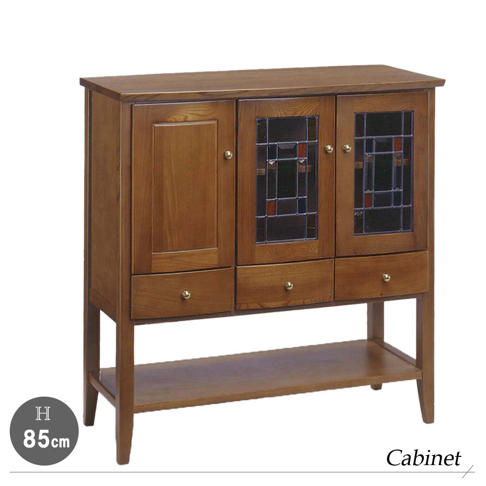 楽天市場】完成品 オーロラ ステンドキャビネット キャビネット サイド