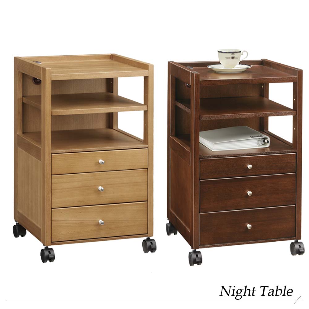 楽天市場】ナイトテーブルシリーズ 2段オープンラック+3杯タイプ