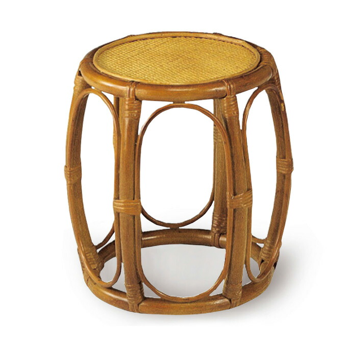 美品　ラタン製 丸型スツール 2個セット 楽天市場】NEW天然籐スツール ラタンスツール スツール椅子 丸