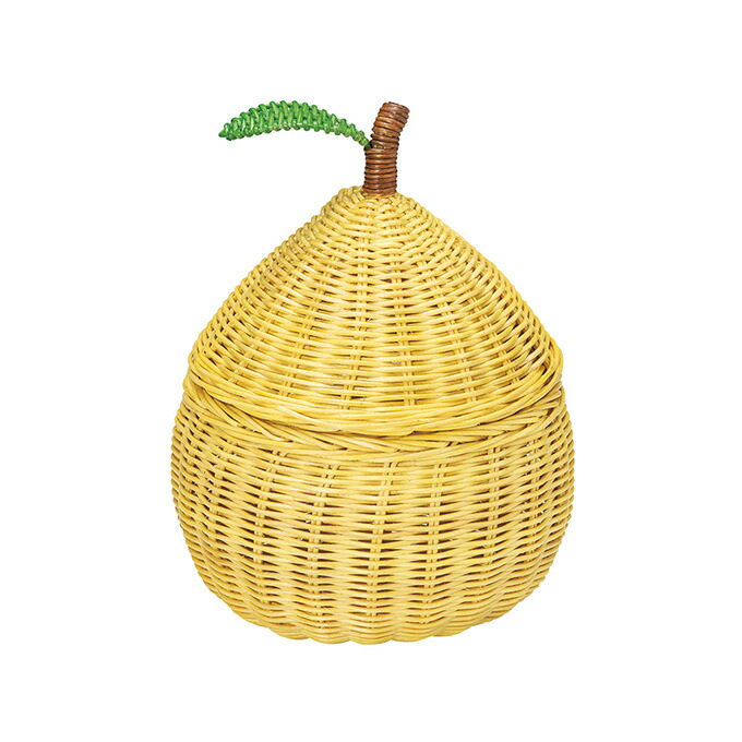 新品　fermliving ラタンバスケット 洋ナシ ferm LIVING | Braided Storage 洋ナシ Large｜【公式】ACTUS