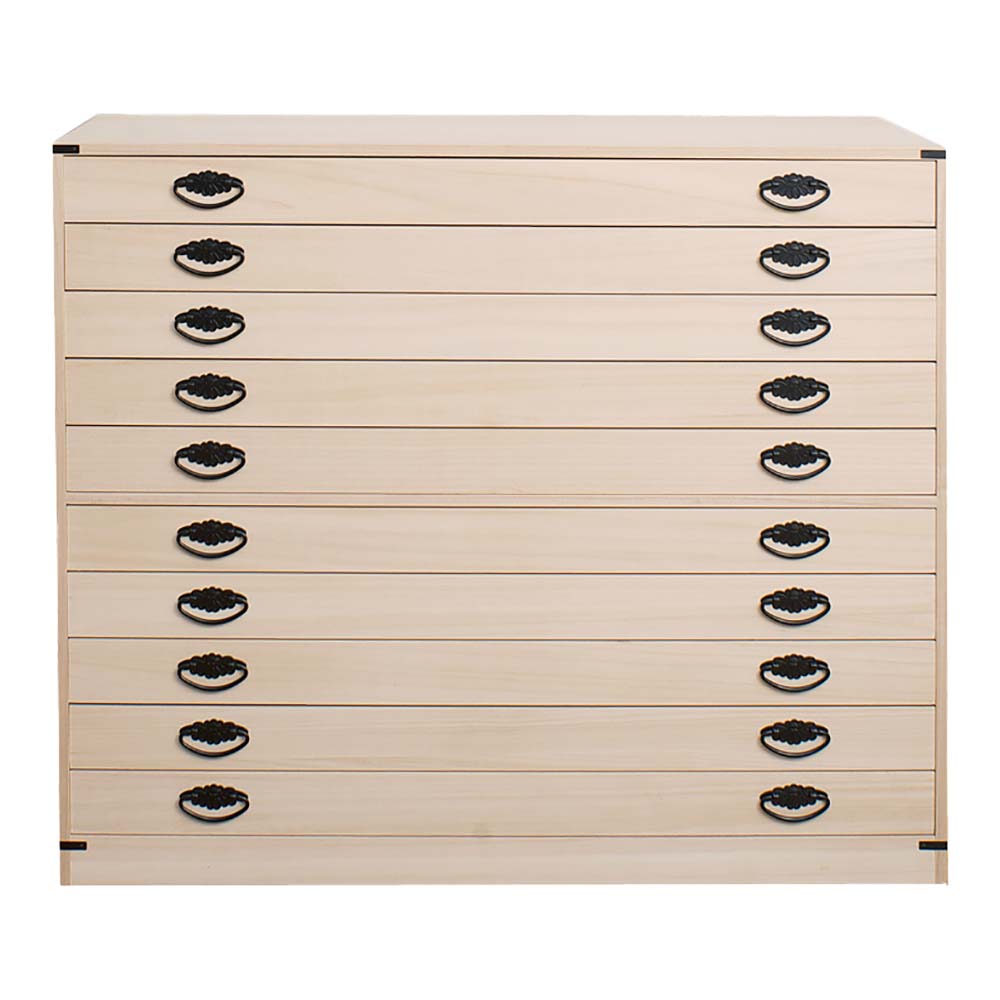 楽天市場】日本製 桐10段チェスト タンス 箪笥 たんす 桐タンス