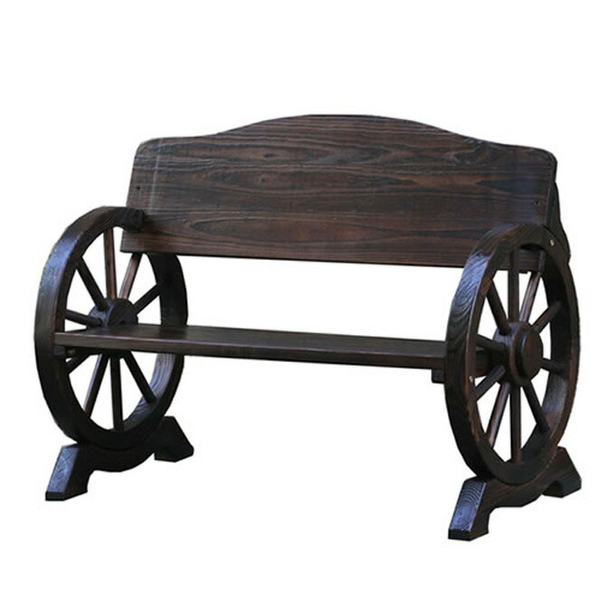 ガーデンベンチ ごみ箱 ガーデンベンチ ラック Wheel ベンチ ガーデンベンチ 長椅子 照明 長イス ベンチチェア ガーデンチェア ガーデンチェアー 木製ベンチ 車輪ベンチ 木製 車輪 屋外 ガーデン おしゃれ かわいい 可愛い 北欧 アンティーク風 ナチュラル 庭 カフェ