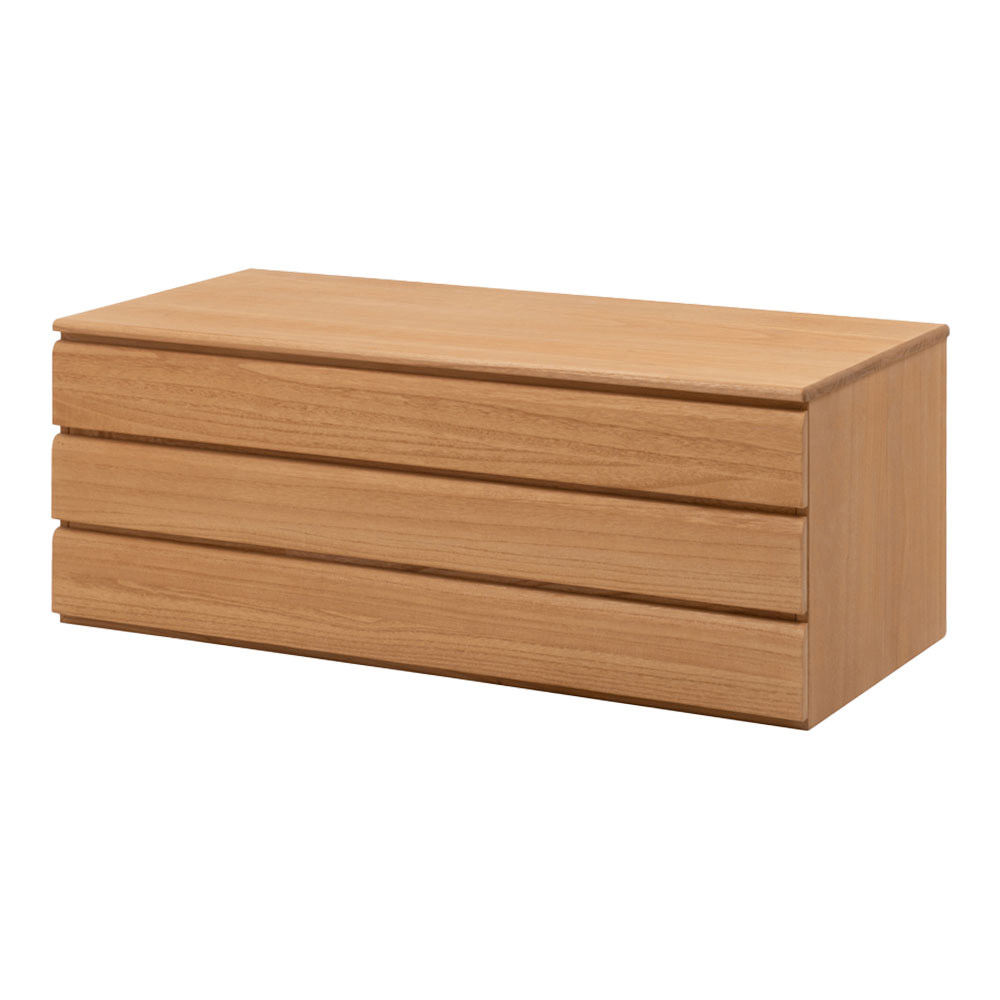 桐箪笥　3段　着物用 桐タンス たとう紙サイズ 10段+上置き3段 着物収納 衣装ケース