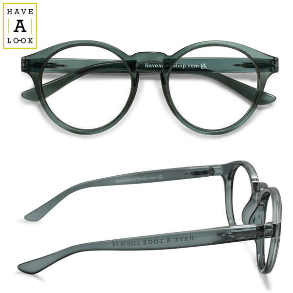 【ブルーライトカット】Have a look ハブアルック 老眼鏡 CASUAL ブルーライトカット パソコンPCメガネ 北欧 デザイン デンマークブランド 正規品 メガネケース付 ボストン型 おしゃれ シニアグラス リーディンググラス 男性用 女性用 イエローブラウンレンズ