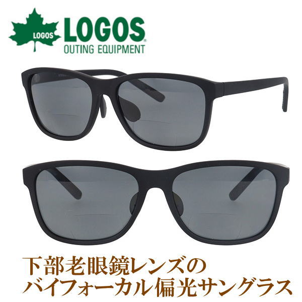 ロゴス LOGOS 偏光サングラス 下部 老眼鏡付 境目有り 遠近両用メガネ 遠近両用老眼鏡 バイフォーカルサングラス おしゃれ ウエリントン型 スモーク偏光レンズ UVカット 紫外線カット 釣り メガネケース付 男性用 女性用 シニアグラス リーディンググラス 釣り仕掛け｜ルーペの惑星