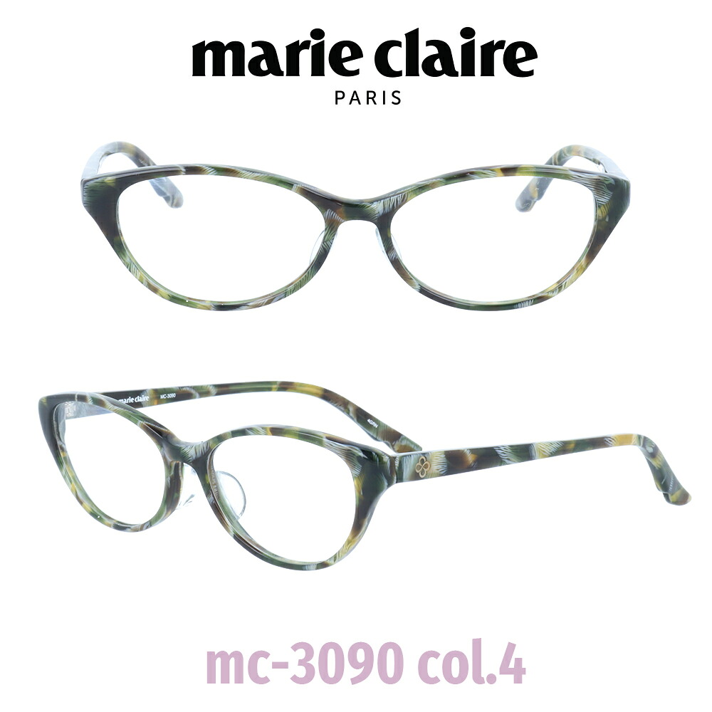 【国内置き目品】マリクレール 眼鏡 Marie Claire MC-3090-4 緑であることササ/緑であることササ レディース 一般受けブランド名 UV撥ね除ける キュート かっこ良い 流行り物 眼鏡・サングラス-眼鏡-バッグ・小物・ブランド雑貨