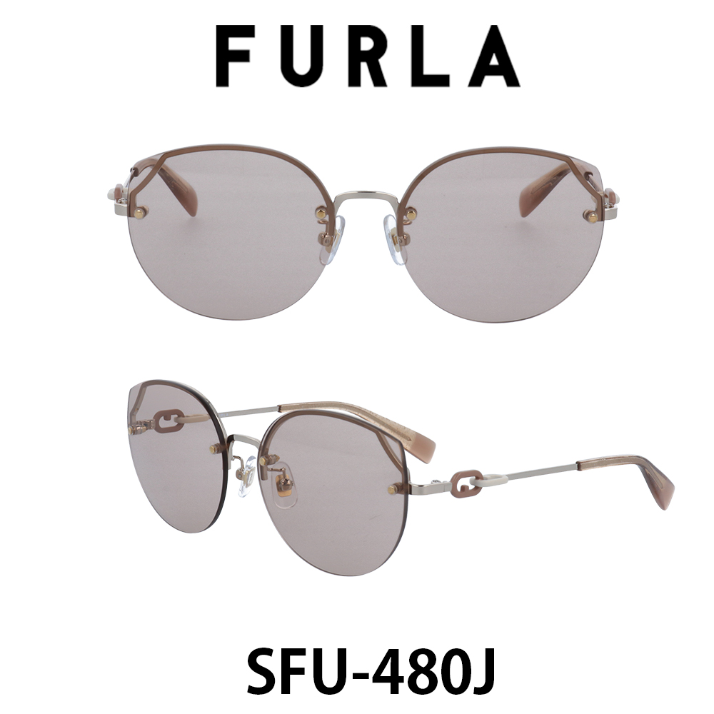 楽天市場】フルラ サングラス レディース FURLA SFU655J-I88 ダーク 