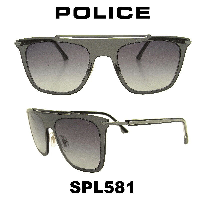 【国内正規品】ポリス サングラス メンズ POLICE グローバルモデル SPL581 カラー F80