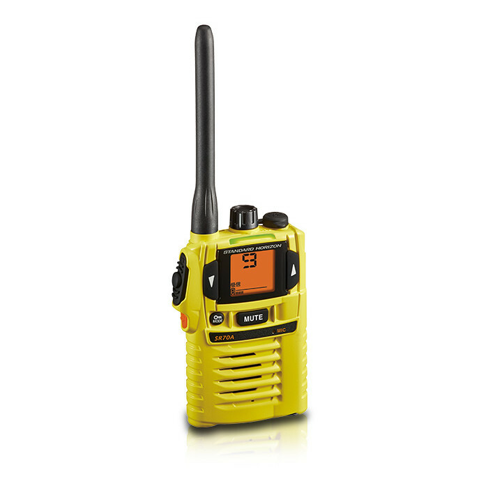 スタンダードホライゾン SR70A 黄 一種独特小ワット数トランシーバー IP67防塵雨合羽 SR70A(YELLOW)