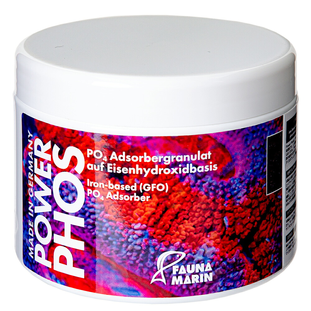 ＦａｕｎａＭａｒｉｎ　Ｐｏｗｅｒ　Ｐｈｏｓ　４００ｇ（５００ｍｌ）　リン酸塩、ケイ酸塩吸着剤