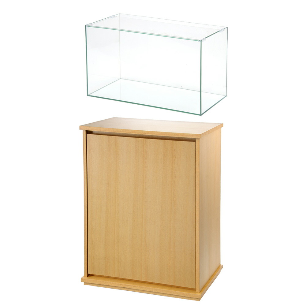 アクロ　ガラス水槽　アクロ６０　６０×３０×３６ｃｍ＋アクロ　水槽台　６０×３０×７０　穴無し　ラオスヒノキ　６０ｃｍ水槽
