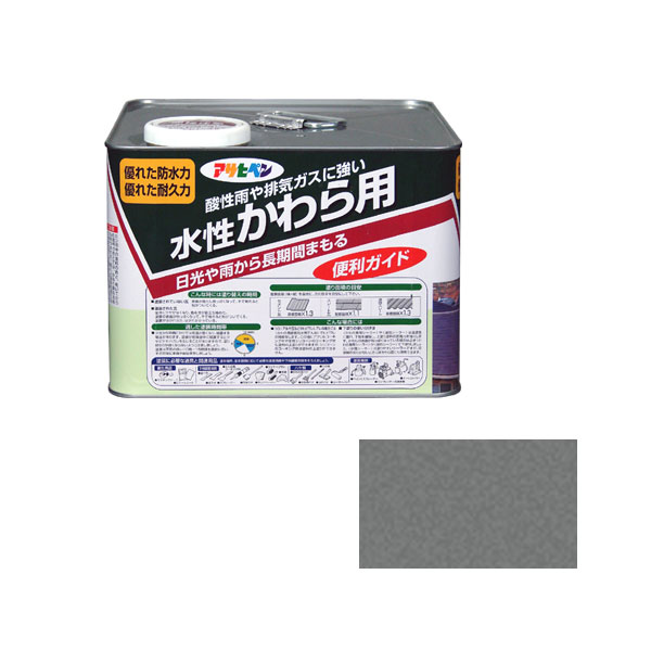 水性 かわら用 日本瓦銀 7L 水性塗料・ペンキ アサヒペン｜ものうりばPlantz