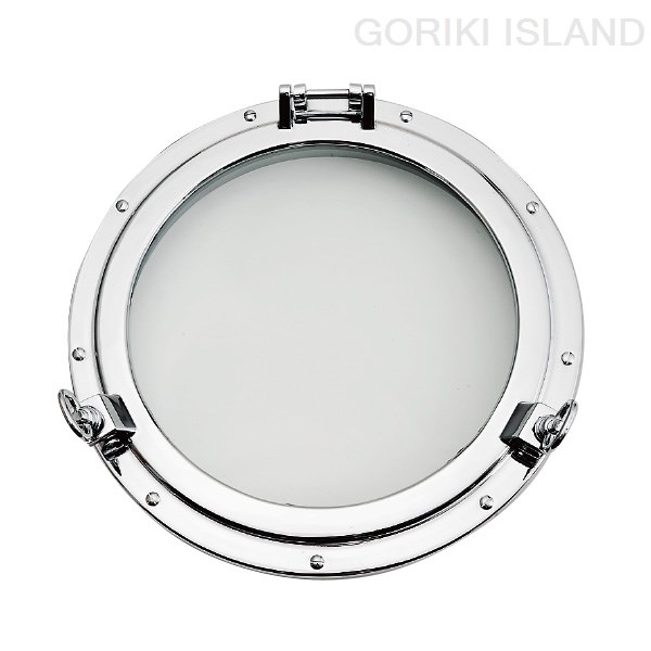 真鍮丸窓 7C 47 C レトロ アンティーク 真鍮金具 GORIKIISLAND(ゴーリキアイランド)