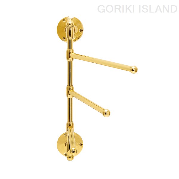 スイング タオルバー 3 レトロ アンティーク 真鍮金具 GORIKIISLAND(ゴーリキアイランド)｜ものうりばPlantz
