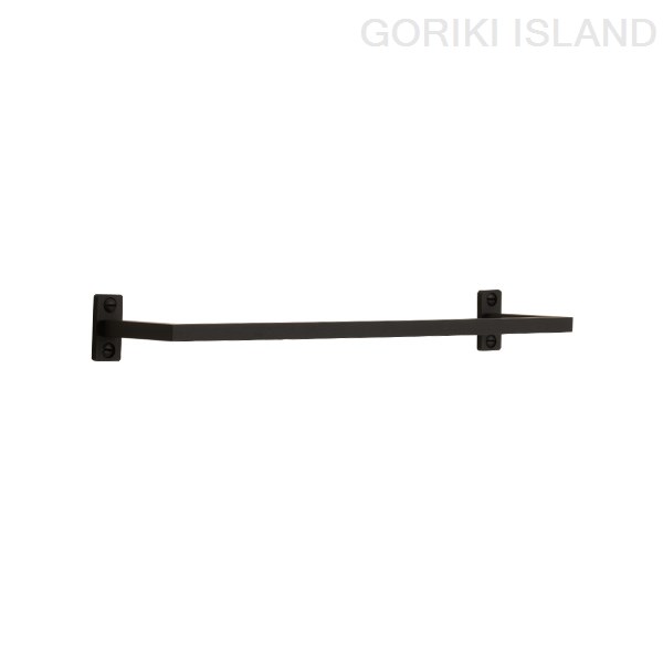タオルバー PF polku 21B SQ BK レトロ アンティーク 真鍮金具 GORIKIISLAND(ゴーリキアイランド)