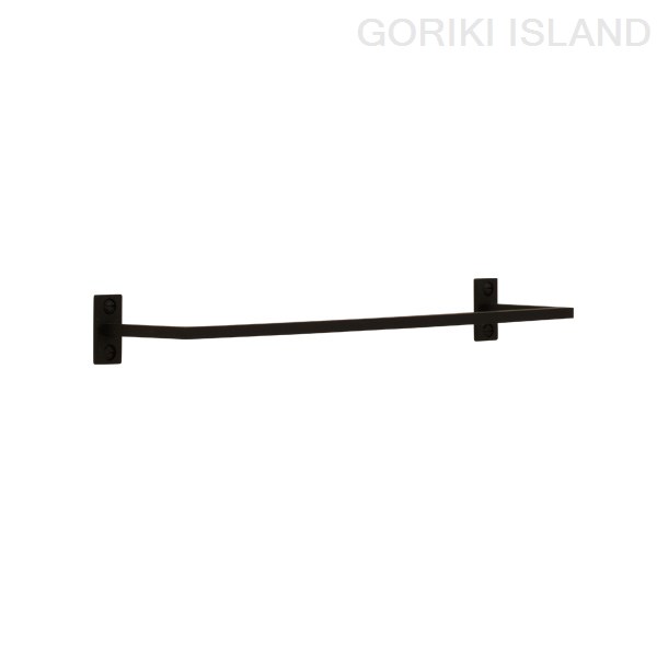 タオルバー PF ihana 21B SQ BK レトロ アンティーク 真鍮金具 GORIKIISLAND(ゴーリキアイランド)