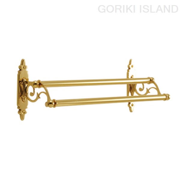 ダブルタオルバー 36 CL レトロ アンティーク 真鍮金具 GORIKIISLAND(ゴーリキアイランド)