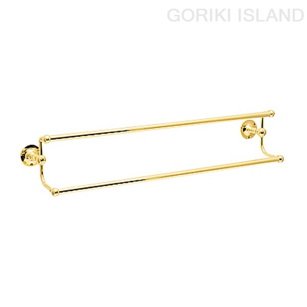 ダブルタオルバー 68 SB レトロ アンティーク 真鍮金具 GORIKIISLAND(ゴーリキアイランド)