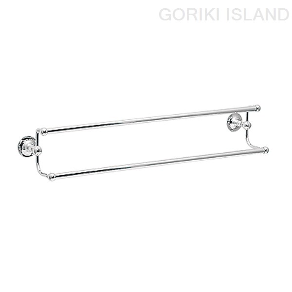 ダブルタオルバー 68 SB CR レトロ アンティーク 真鍮金具 GORIKIISLAND(ゴーリキアイランド)