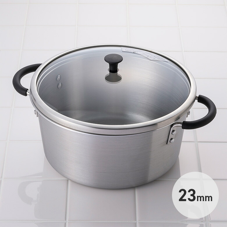 貝印 O.E.C. ミニマ 両手鍋 23cm DY5212 IH対応 鍋 カレー シチュー 煮込み鍋 KAI キッチン 料理 調理道具｜ものうりばPlantz