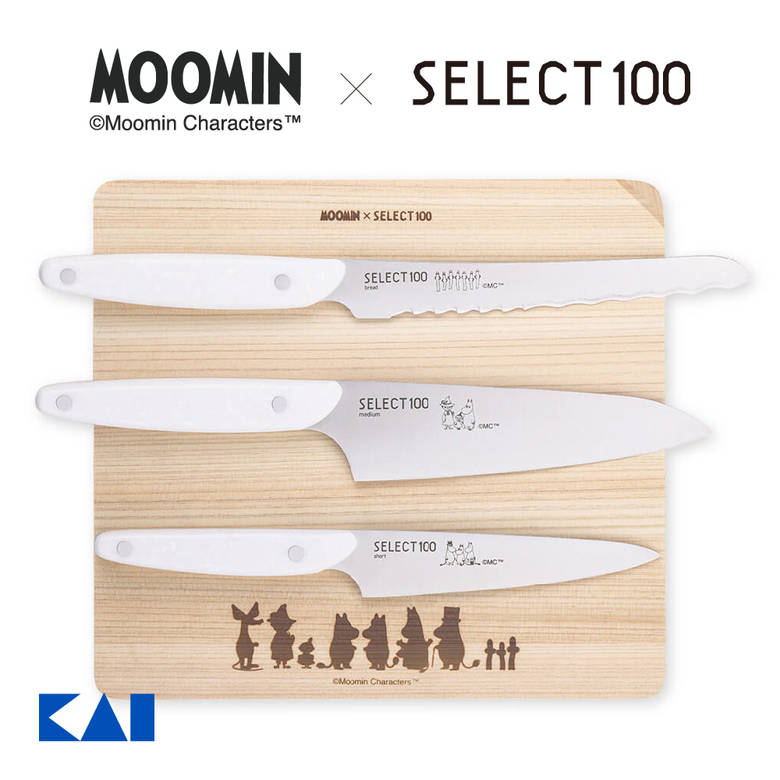 貝印 セレクト100xムーミン キッチンナイフ ブレッドナイフ キッチンナイフ | 食洗器 可 キッチン ナイフ 包丁 パン切 ペティ 新生活 台所 料理 調理 キャラクター かわいい ムーミン 5,077円