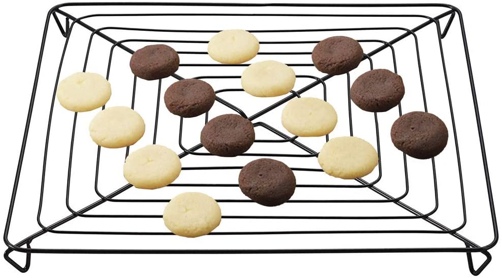【貝印】【KaiHouseSELECT】焼き菓子やクッキーを効率的に冷ますスクエア型ケーキクーラーDL6253JAN:4901601299885【ギフト/お菓子作り/手作り/誕生日/グッズ/】