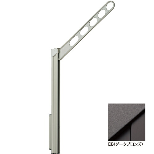 川口技研 ホスクリーン 屋外腰壁用物干 上下式 GP型 ローコストタイプ GP-55-DB ダークブロンズ 屋外 ベランダ ものほし 洗濯